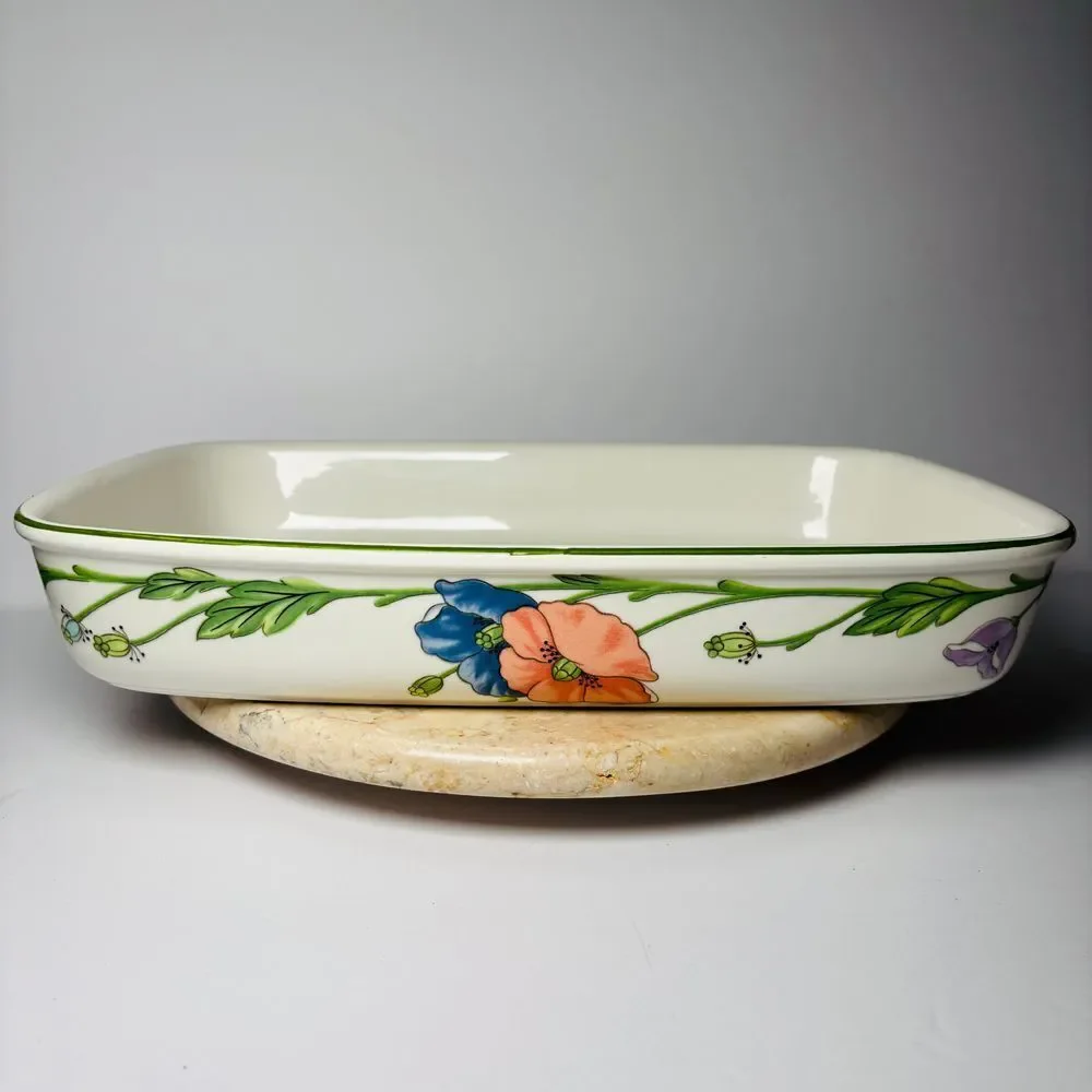 Villeroy‎ & Boch Amapolo Rectangular Baking Dish Casserole 14